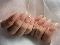 ワンカラーベース4本アート