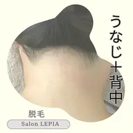 4月キャンペーン🩵うなじ背中「デザインシェービング込み」脱毛 ¥6600円→¥4400円