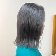 カット +ハーフ縮毛矯正 +ナノバブル
