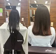 【レディースカットモデル✂️】肩上ボブ・毛先を揃えるスタイル＋ケアトリートメント付き🫧