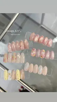 【design  A】ミラーワンカラーorサンプルの中からお選びいただくコースです🌼お色味変更可能です🉑