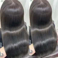 梅雨前に⭕️【3回目まで🉑】🌟理想の素髪🌟イルミナカラー＋髪質改善コスメストレート＋最新シルクトリートメント