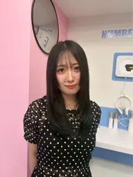 艶髪ワンカラー+キューティクル補修トリートメント🧴