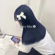 💗前髪/顔周りカット＋カラー【ロング料金なし】秋葉原/小顔カット/韓国ヘア/ブルーブラック/チョコレートカラー💗