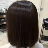 【大人っぽボブ🖤】ワンレンボブカット♡ぷつっとラインで韓国風垢抜けヘアに
