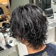 【誰でも使える👌】🔴この時期特におすすめ🔴✨骨格矯正カット+パーマ+メンズハイライト✨