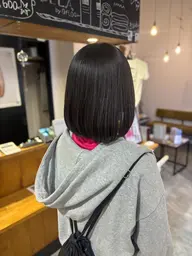 カット➕髪質改善ストレート