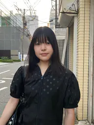 前髪ストレート前髪カット