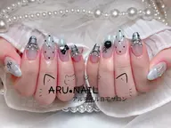🉐人気NO.1🎀華やかで美しい持ち込みデザインボリュームコース10本アート（オフ込み）