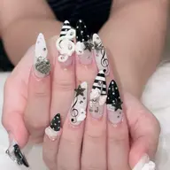 【モニター価格】持ち込みデザイン💅🏻長さだし10本(オフ込)パーツOK♡モデル募集中※条件あり