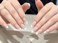 (オフなし)【自爪】フレンチネイル10本
