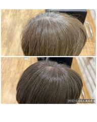 ヘアカラー+カット+髪質改善トリートメント