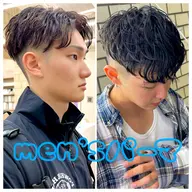 【ミニモ学割】U24 メンズカット+パーマ+髪質改善トリートメント