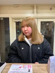 ✨ダブルカラー✨(1ブリーチ+カラー)+Aujuaトリートメント🫧