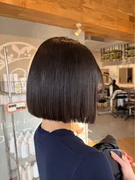 切りっぱなしボブ カットモデル✂️(3cm以上カットさせていただける方)💡