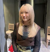 ブリーチありダブルカラーのみ(カット無し)