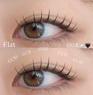 フラットラッシュ100本/ナチュラル華やか¥4,800