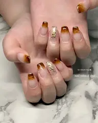 リピーター様🌼グラデーション1色/クリアベース🌼🌼1ヶ月内オフ込♡ご希望グラデーションカラーあれば教えて下さい🤲