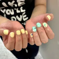 【オフ有り】持ち込み可能5本アート🖤⛓パーツ載せ放題💫