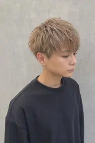 【メンズ限定】✨期間限定0円✨全体ブリーチカラー（1ブリーチ+1カラー）（カットの有無、選択可能。）