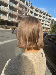 【予約リクエストお願いします】ケアブリーチダブルカラー+高保湿TR