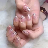 ハンド❤️‍🔥ラメグラデーション