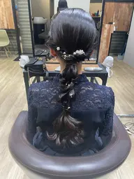 編みおろしヘアセット(結婚式お呼ばれ、ブライダル撮影用ヘア、ライブ、イベント等)