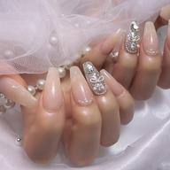 【HANDオフ無し】🎀チップ長さだし10本 🎀2本埋め尽くしアートデザイン