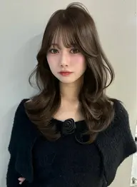 【韓国ヘア🇰🇷】韓国風カット➕艶カラー➕艶トリートメント✨️✨️