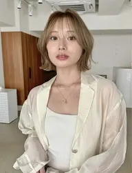 🪞平日限定✨️似合わせ前髪&顔周りカット+透明感カラー【ワンカラー/前髪カット/顔周りカット/暖色/寒色】