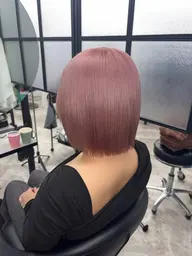 ⭐️期間限定17時30分以降⭐️ リタッチブリーチ(肩につくくらいの長さの方まで)➕全体ワンカラー➕保湿トリートメント