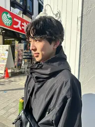 【メンズ限定】　　お洒落パーマ＋カット　¥12430