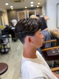 メンズ限定カットパーマモデル