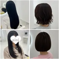 カット+カラー+水光艶髪ケア+2stepトリートメント