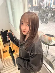 カット+ブリーチ⭐️Wカラー+透明感ベールカラー