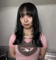 🍁透明感カラー+前髪カット+ウル艶トリートメント+ベッドスパ5分🍁
