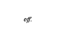フット　オフのみ