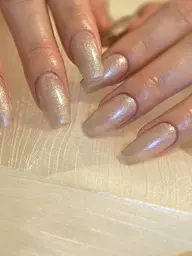 【うる艶美爪✨】10本長さ出し マグネットネイル✨圧倒的可愛さ🦋うるちゅるワンホンネイル