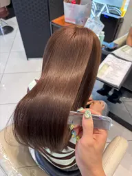 ☘️【ブリーチなし】ダブルカラー+髪質改善トリートメント(MYFORCE)