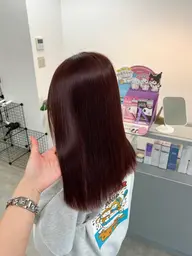 透明感ダメージレスカラー+クイックトリートメント🫧