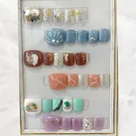 【オフあり】フット👣6種から選べる季節限定ネイル✨️ 所沢 パラジェル変更🉑🙆♀️