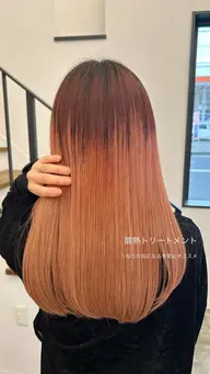 酸熱シルクトリートメント!髪の内側から補強してツヤとまとまりを一ヶ月以上長持ちさせてくれます!広がりやすい方にオススメ!