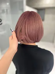 💖【ミニモ学割💐】カット➕ブリーチリタッチカラー➕Aujua 2stepトリートメント