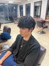 🖤 メンズカット＋パーマ