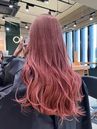 《🔆初回限定クーポン🔆》💗【上品で可愛い暖色系】ブリーチ+オンカラー＋スチームトリートメント💗