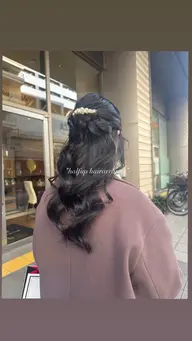 menu…ヘアセット🫧✨ 結婚式・パーティーetc. こちらの※メニュー口コミ必須になります。