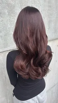 縮毛矯正モデル＋🍷ボルドー系🍷のみワンカラー+浸透トリートメント♡SNS撮影モデルをしてくださる方限定♡
