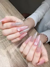 【折れにくさ+もち◎】10本長さだし+シンプルデザイン(甘皮ケア付き)