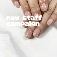 Jrネイリスト ラメのグラデーション♥ファイル、ドライケア込み(オフ無し60分)