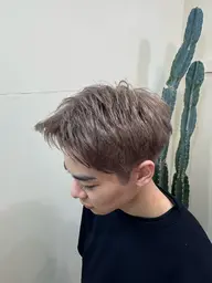 【人気No.1】メンズカット✂︎+ワンカラー『眉毛整え』⚠️画像のはブリーチカラーになります!